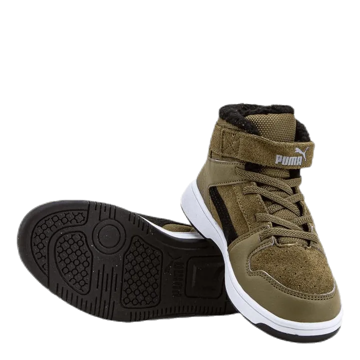 Puma Rebound Layup Fur SD V PS Green