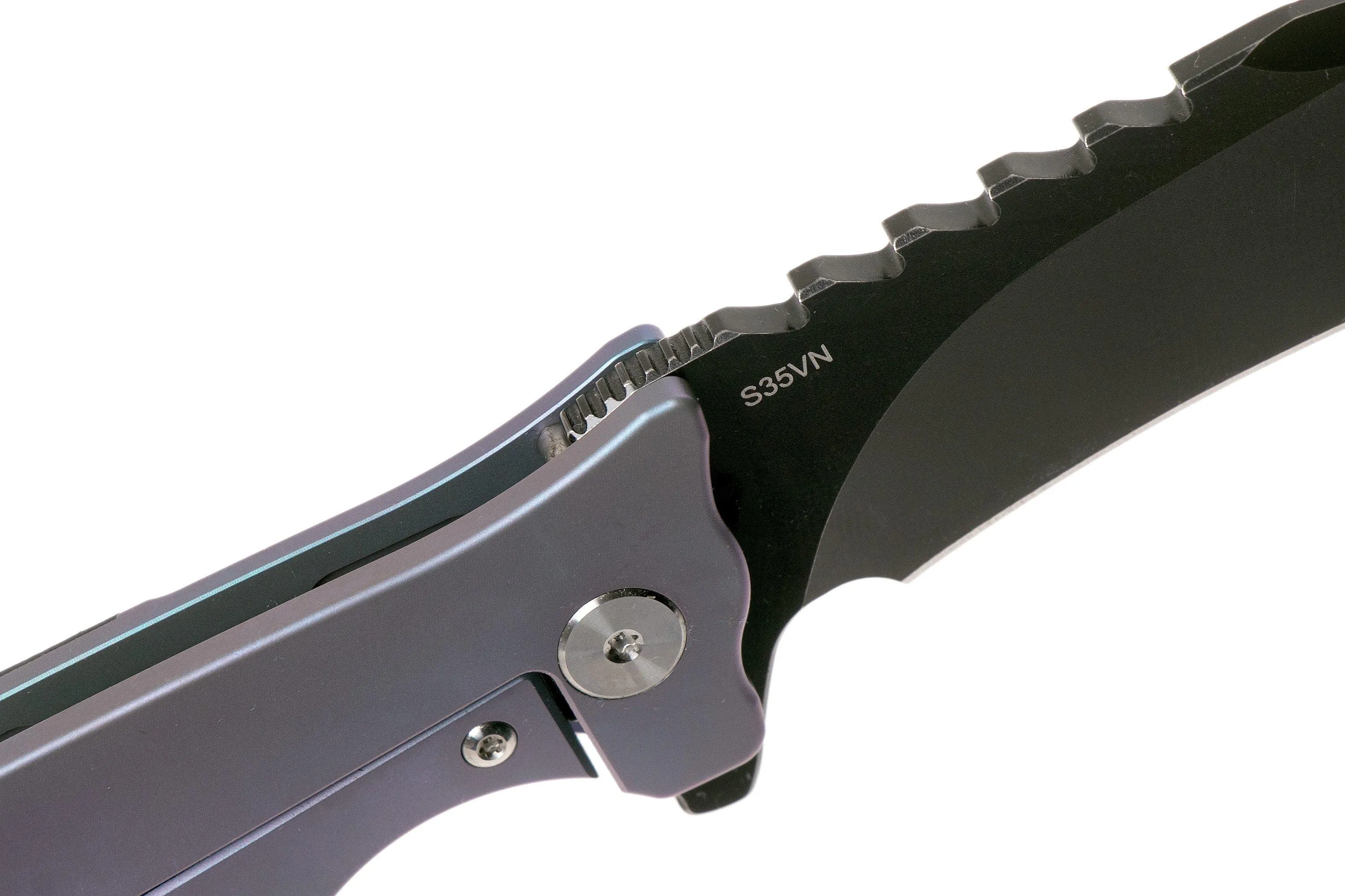QSP KNIFE KYLIN QS119B TITANIUM CARBONFIBER NAVAJA