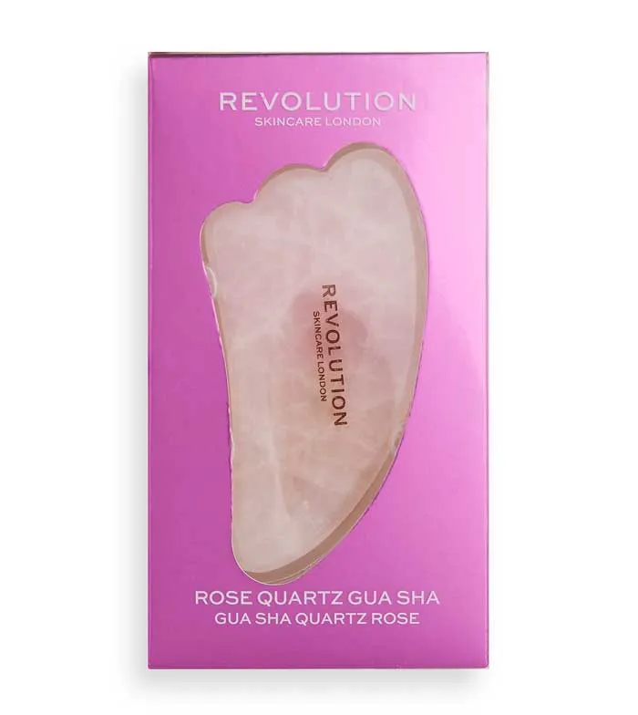REVOLUTION SKINCARE  GUA SHA DE CUARZO ROSA