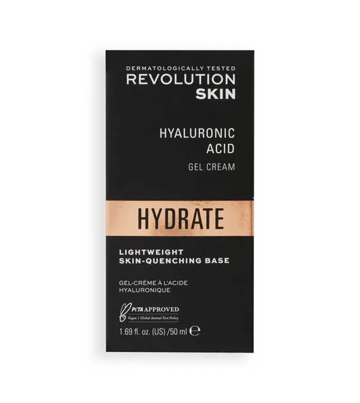REVOLUTION SKINCARE  *HYDRATE*  CREMA EN GEL HIDRATANTE CON áCIDO HIALURóNICO
