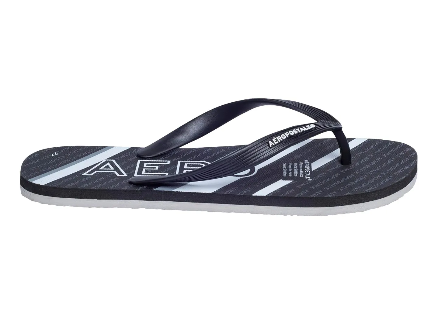 Sandalias Aeropostale S23206 Negro Para Hombres