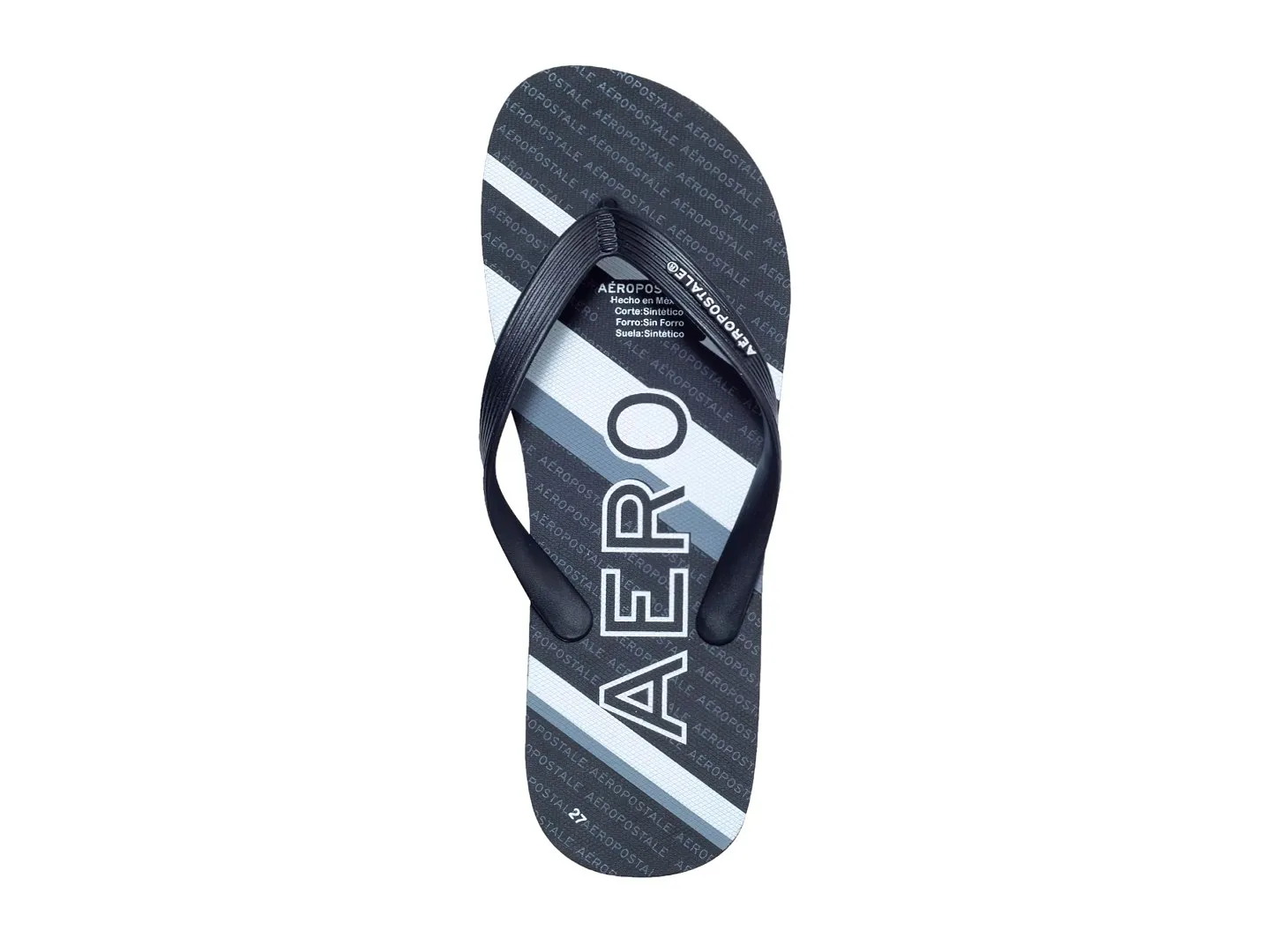 Sandalias Aeropostale S23206 Negro Para Hombres