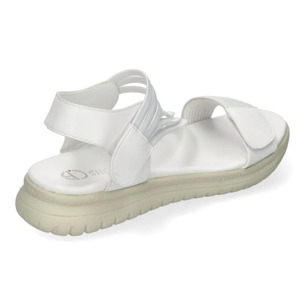 Sandalias Planas para Mujer. Cómodas y Elegantes con Diseño Moderno Tiras Cruzadas Elásticas y Cierr