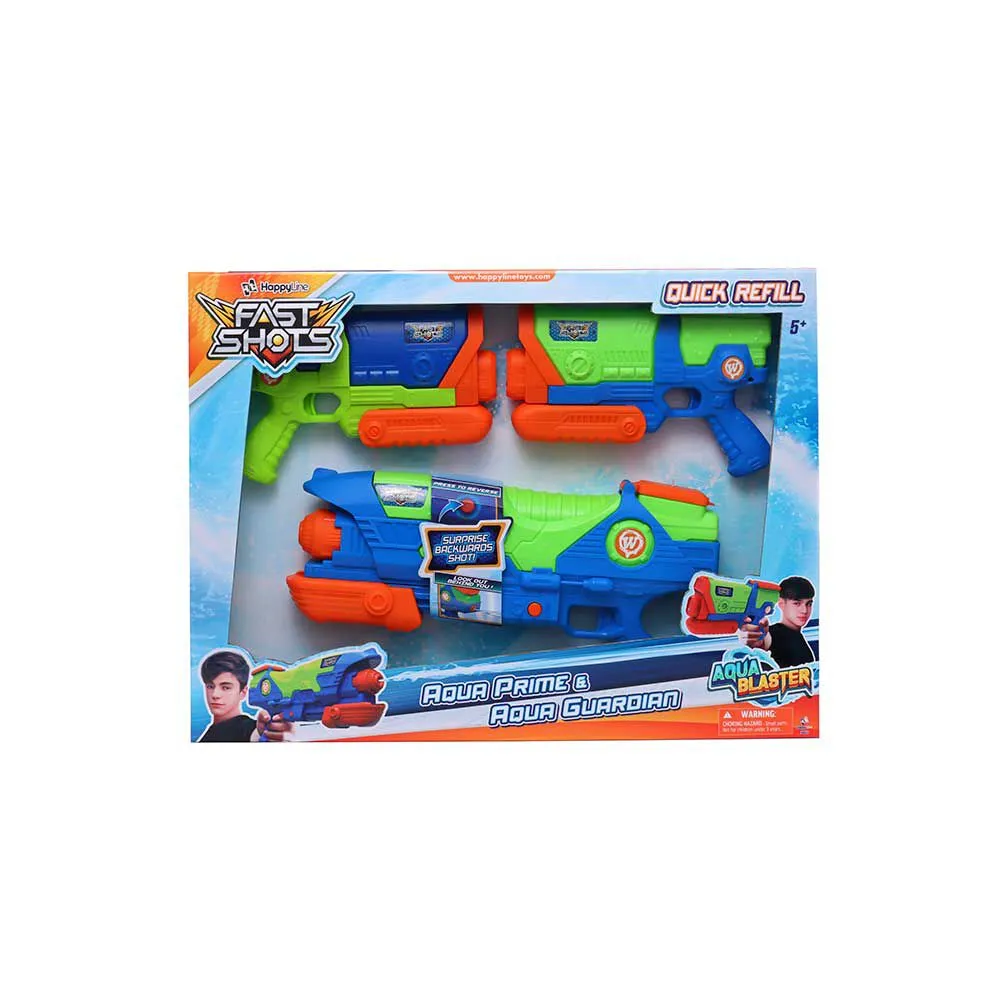 Set de 3 Lanzadores de Agua Happy Line