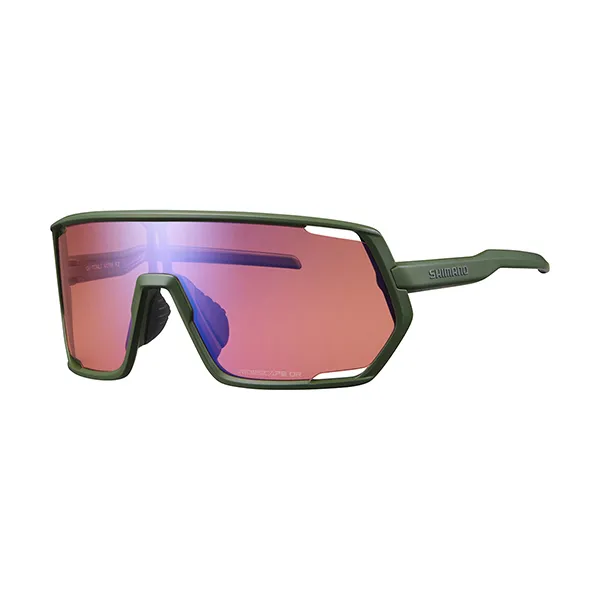 SHIMANO EYEWEAR TCNM2 DARK OLIVE, RIDESCAPE OR