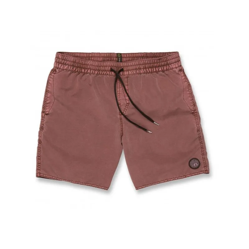 Short Volcom Baúl central 17 (marrón burdeos) hombre