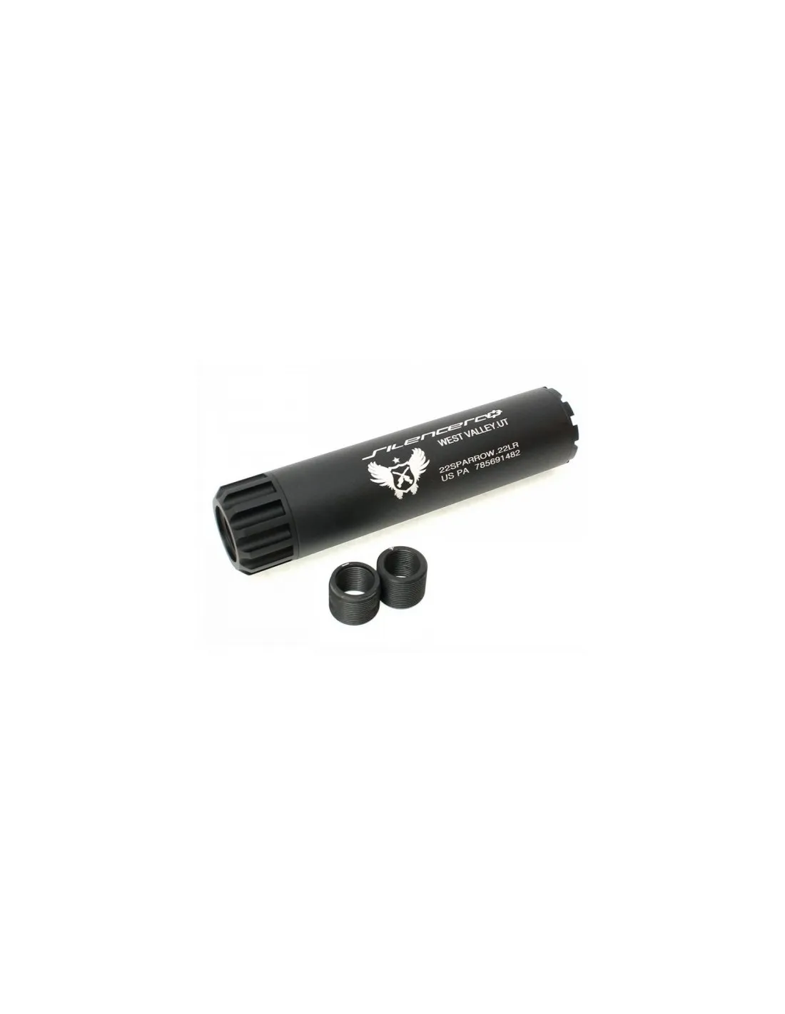 Silenciador WAU 145mm negro