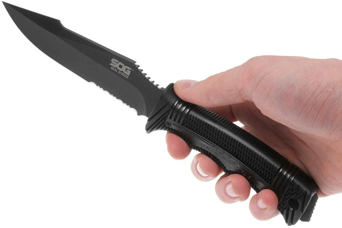 SOG SEAL STRIKE BLACK, DELUXE SHEATH SS1003CP