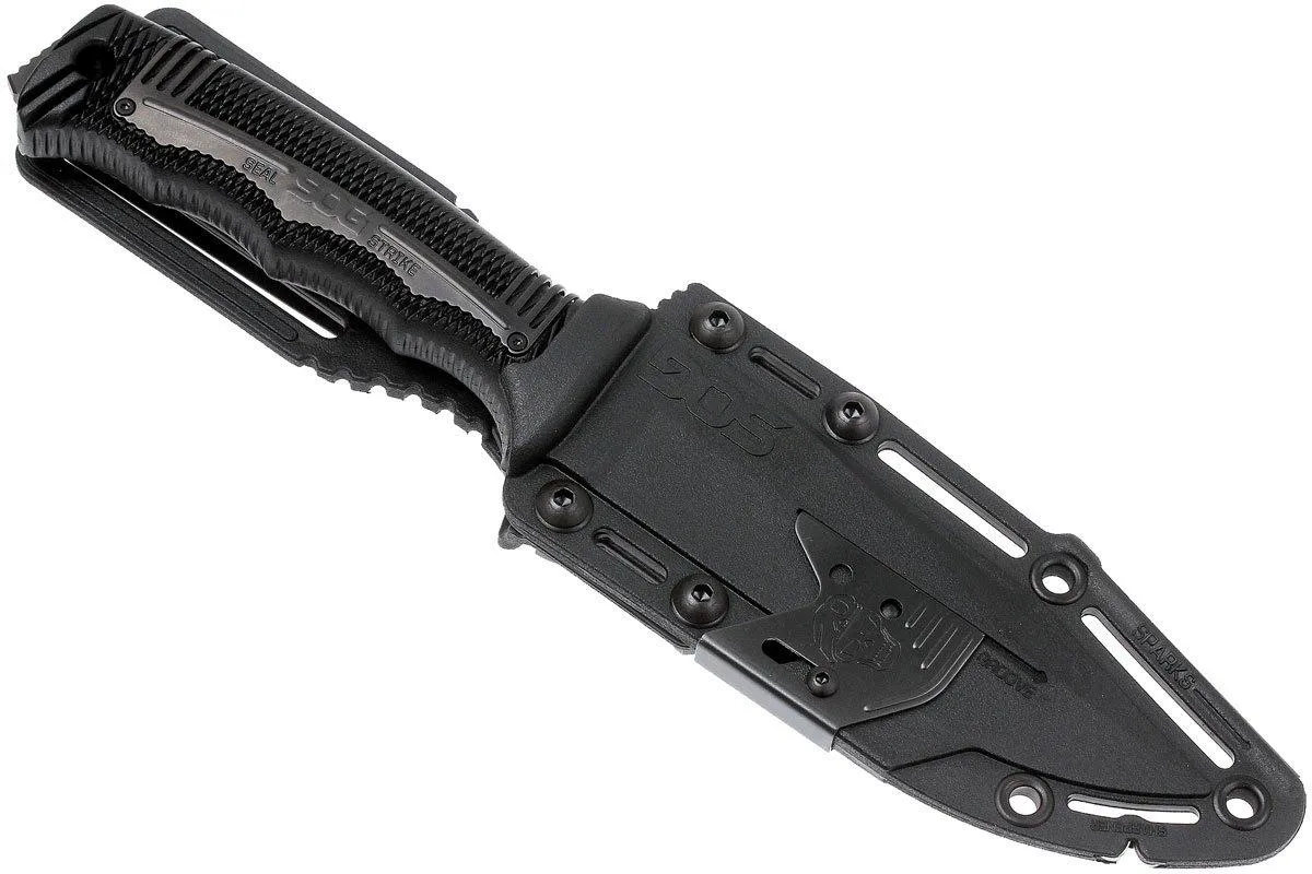 SOG SEAL STRIKE BLACK, DELUXE SHEATH SS1003CP