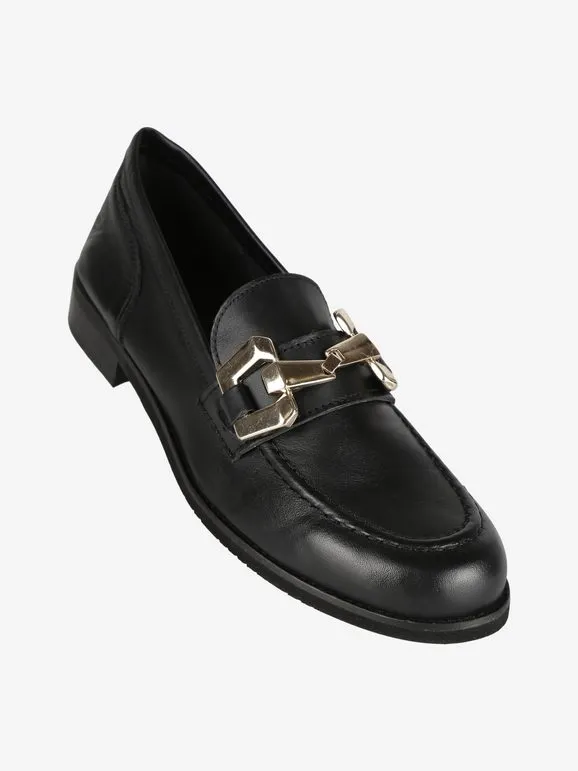 Solada Mocasines mujer piel con hebilla