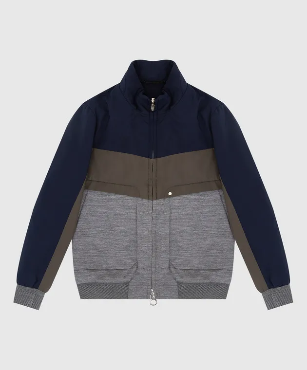 Stefano Ricci Children's jacket with contrasting inserts