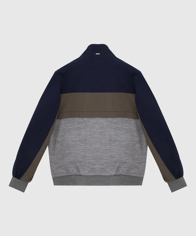 Stefano Ricci Children's jacket with contrasting inserts