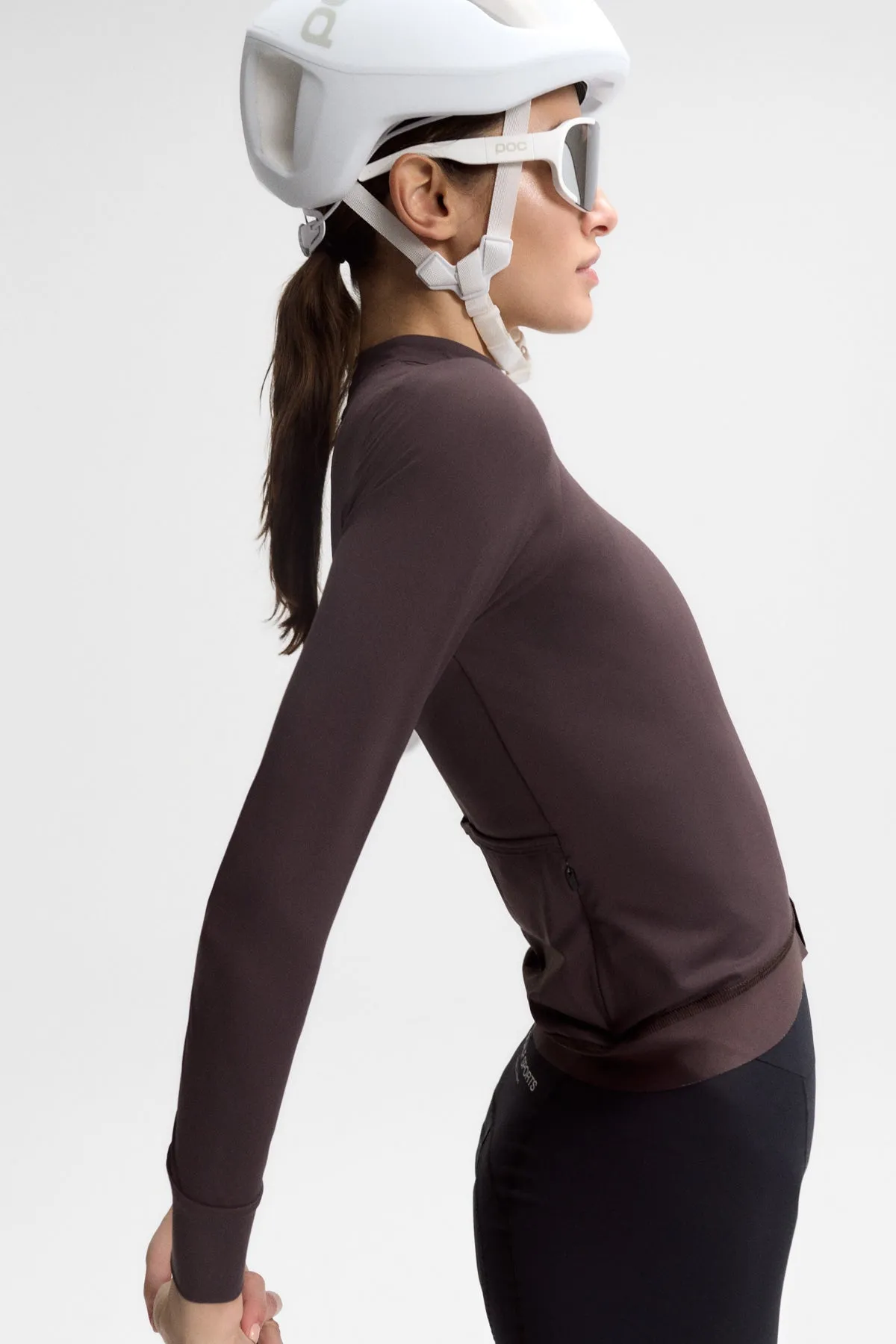 STELLEN PRO LONG SLEEVE MAILLOT BROWN