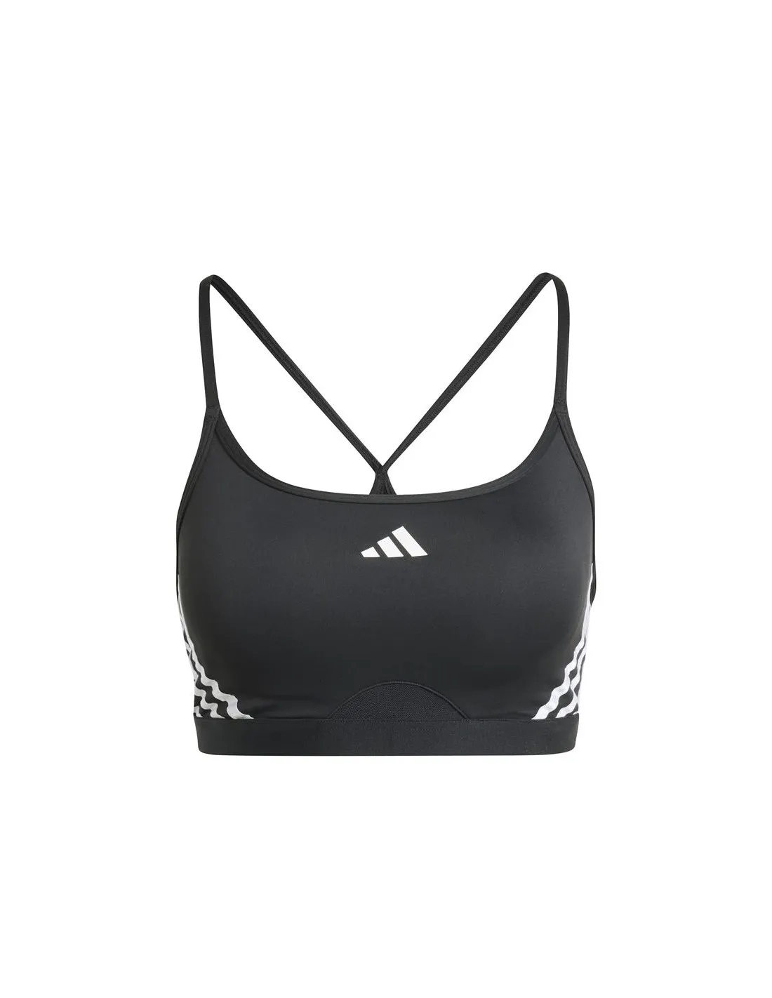 Sujetador Deportivo de Fitness adidas Aeroreact Training Mujer Negro