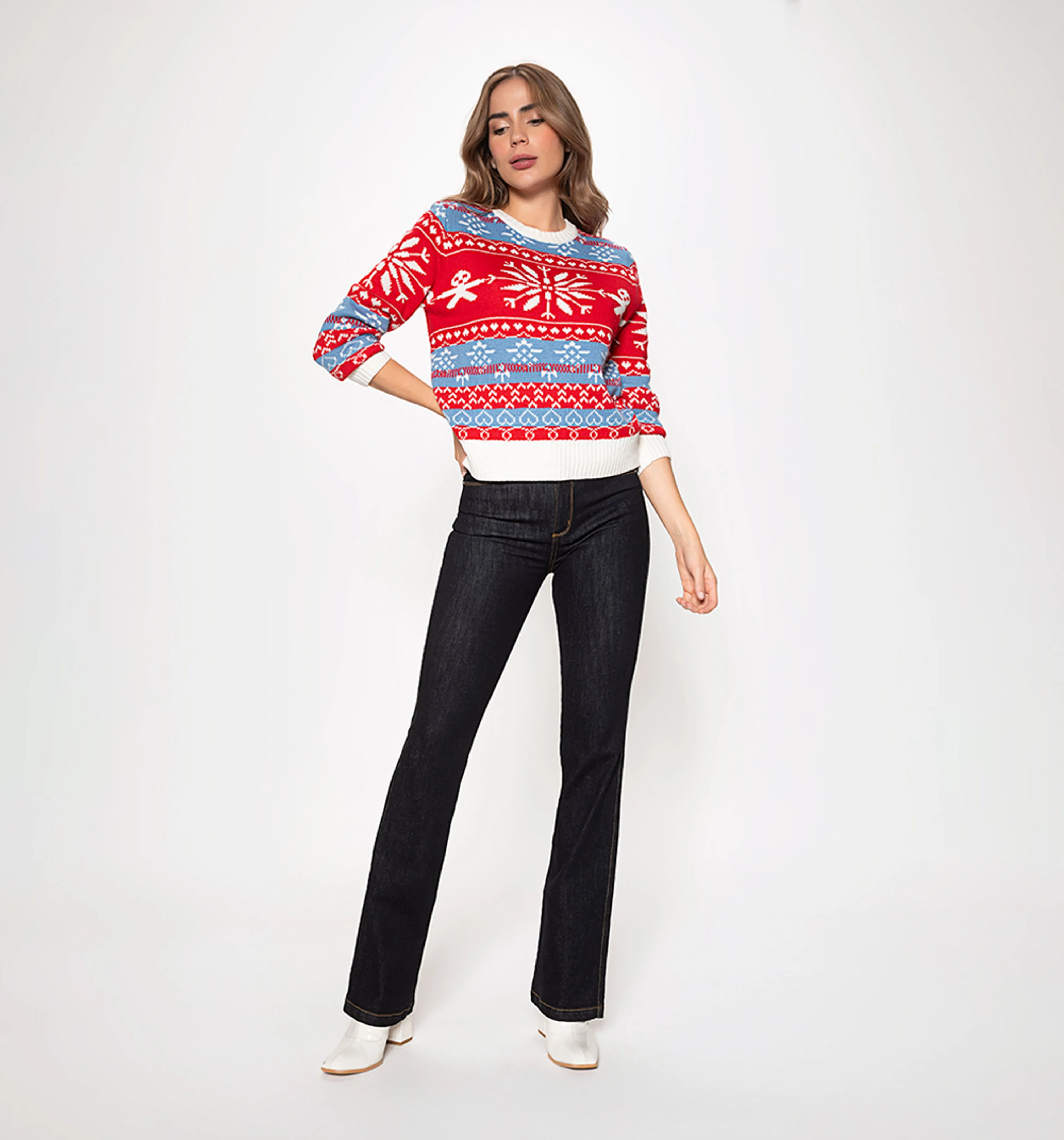 Sweater navidad galleta de jengibre muje