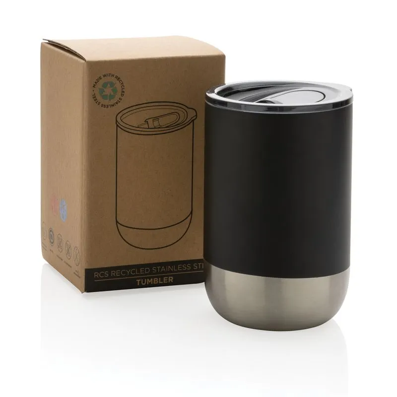 Taza promocional de acero inox reciclado 360 ml RCS