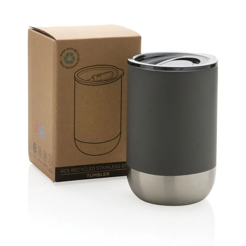 Taza promocional de acero inox reciclado 360 ml RCS