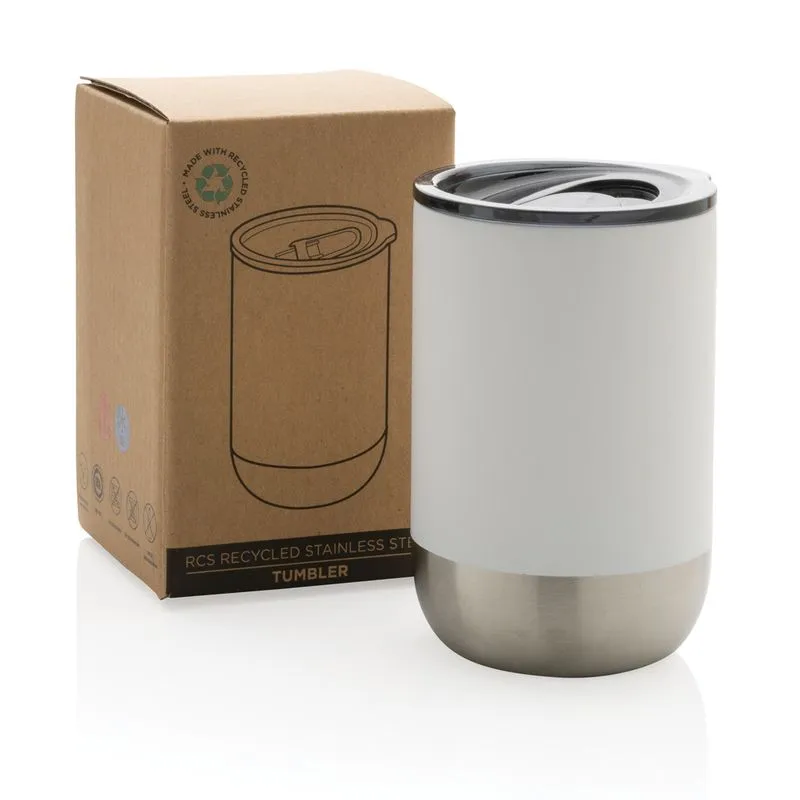 Taza promocional de acero inox reciclado 360 ml RCS