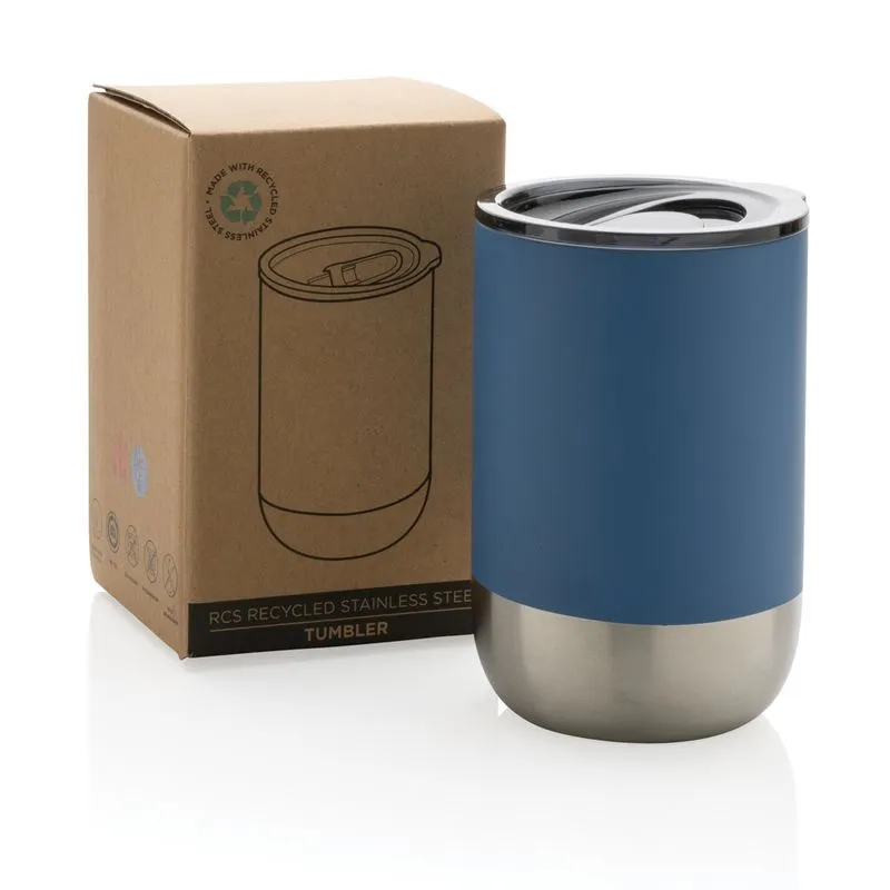 Taza promocional de acero inox reciclado 360 ml RCS