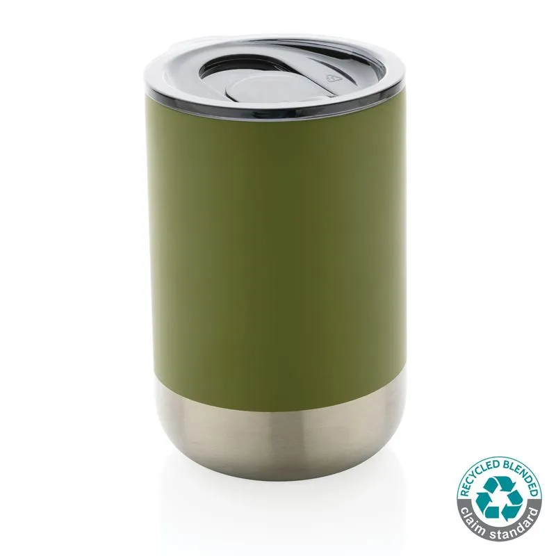 Taza promocional de acero inox reciclado 360 ml RCS