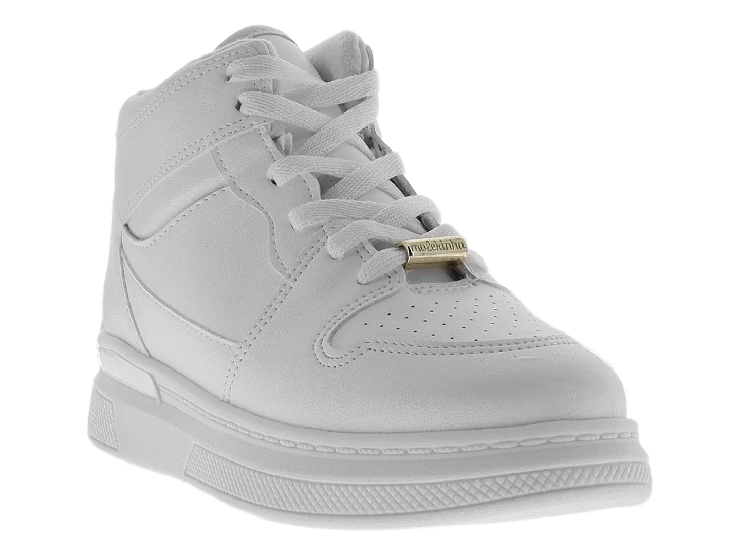 Tenis Molekinha 2553 Blanco Para Niña