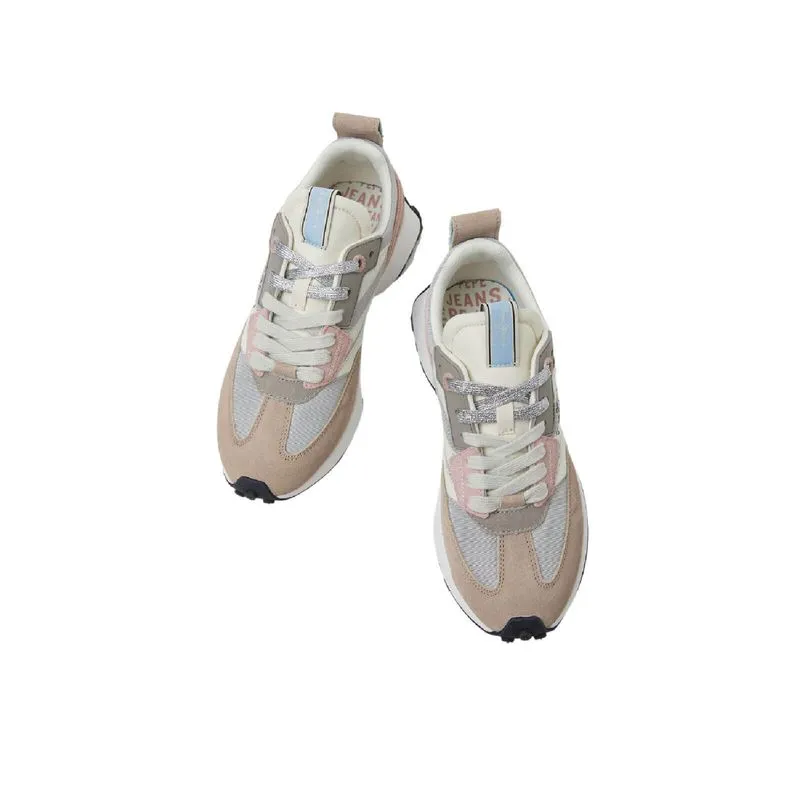 Tenis Pepe Jeans Mujer Lucky Print Gris