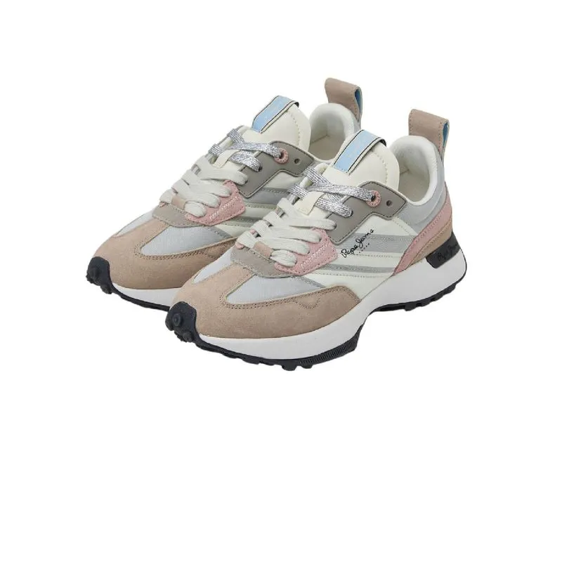 Tenis Pepe Jeans Mujer Lucky Print Gris