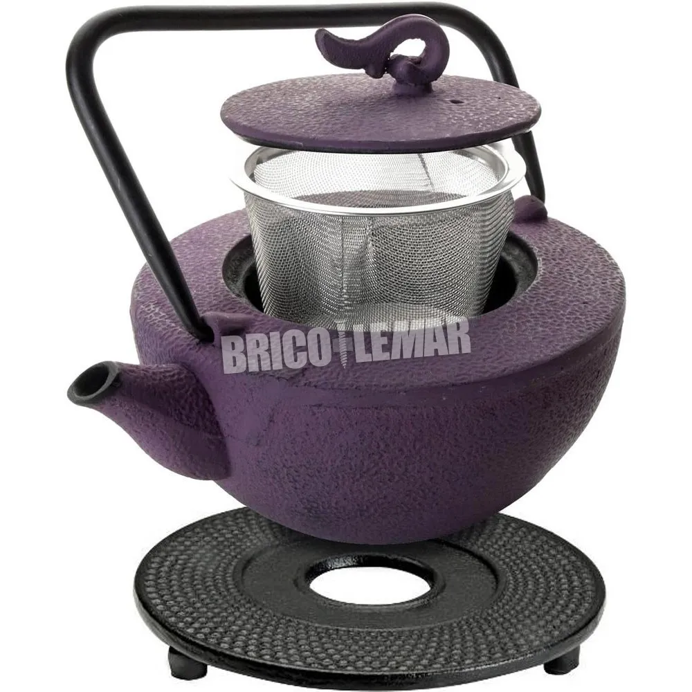 Tetera hierro fundido Tokio 450ml + reposatetera Ibili