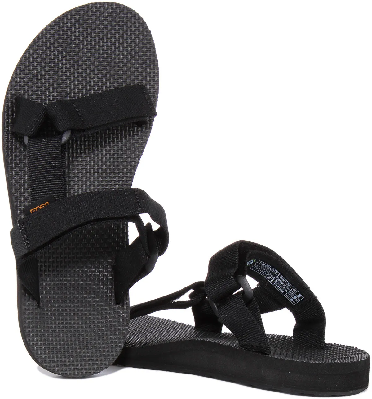Teva Universal Slide Sandalia con correa de gancho y bucle para mujer en menta
