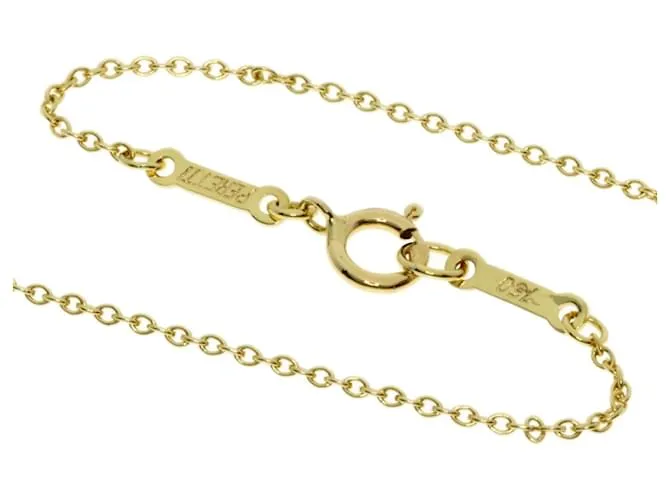 Tiffany & Co Collar de cadena de oro amarillo de 18K Tiffany 