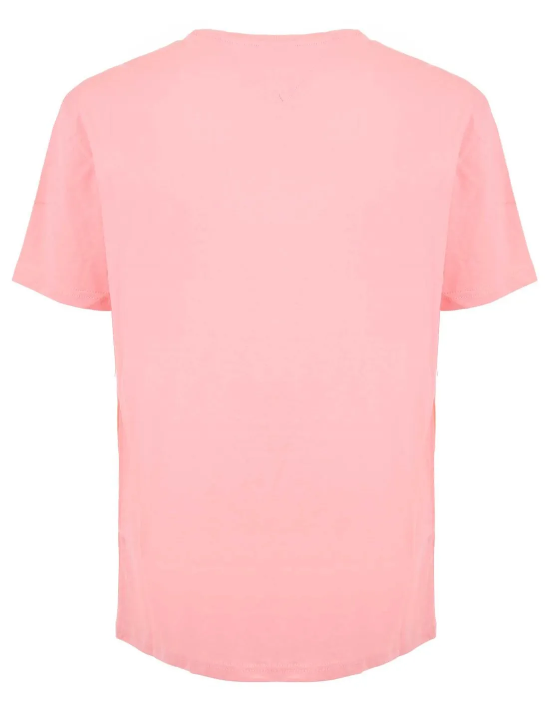 TOMMY JEANS  CAMISETA ROSA TJM REGULAR LINEAR LOGO DM0DM17993 HOMBRE
