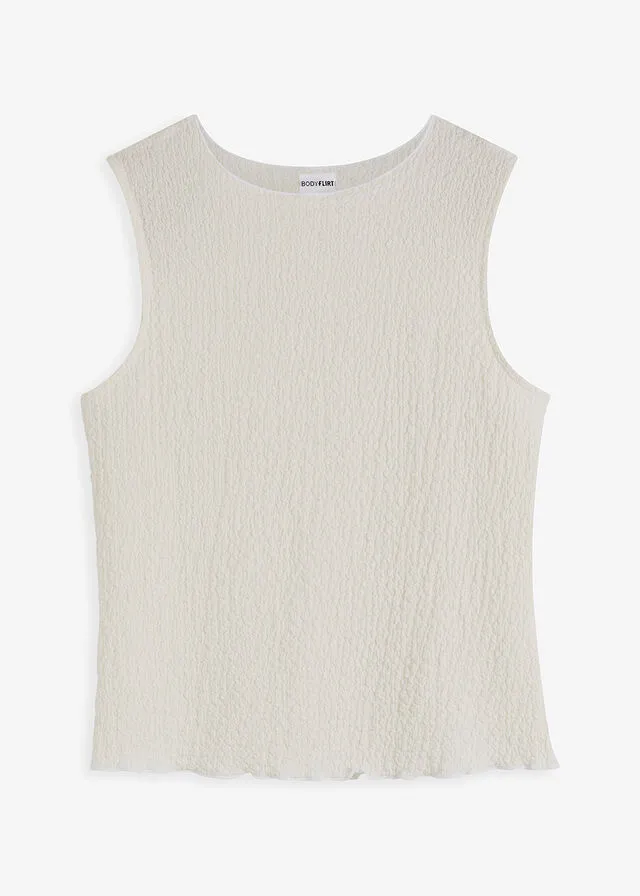 Top Blanco lana
