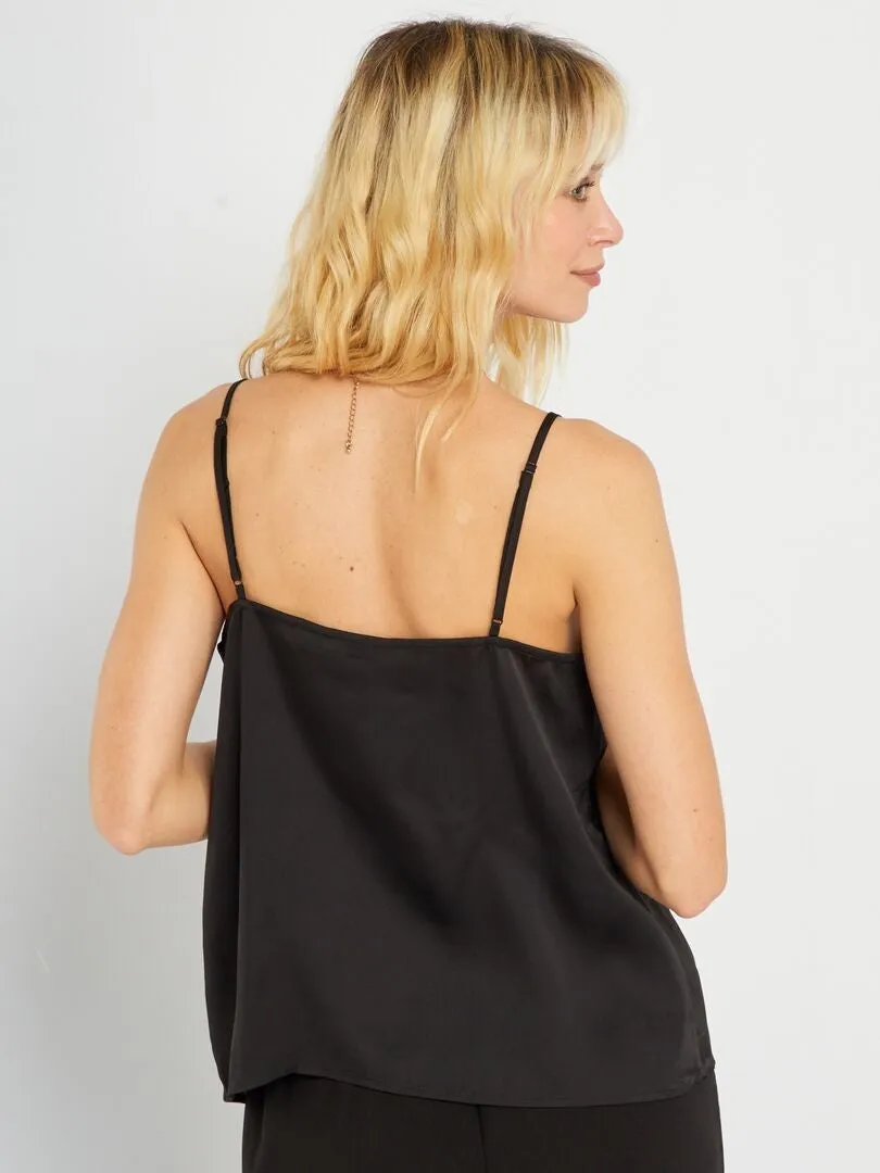 TOP VAPOROSO  NEGRO