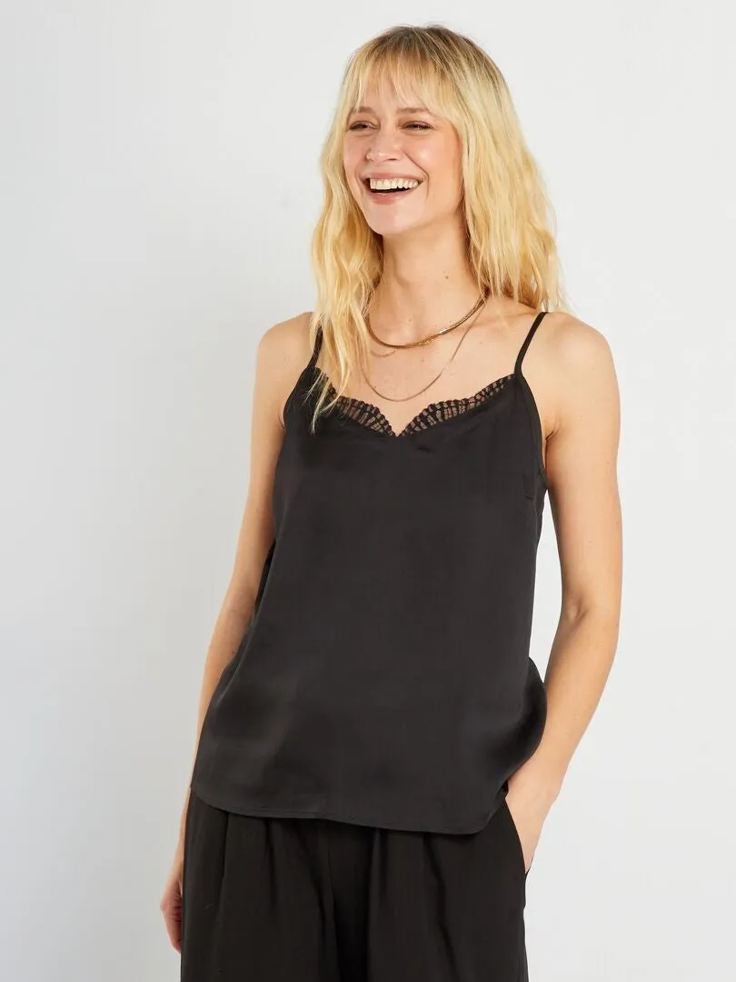 TOP VAPOROSO  NEGRO