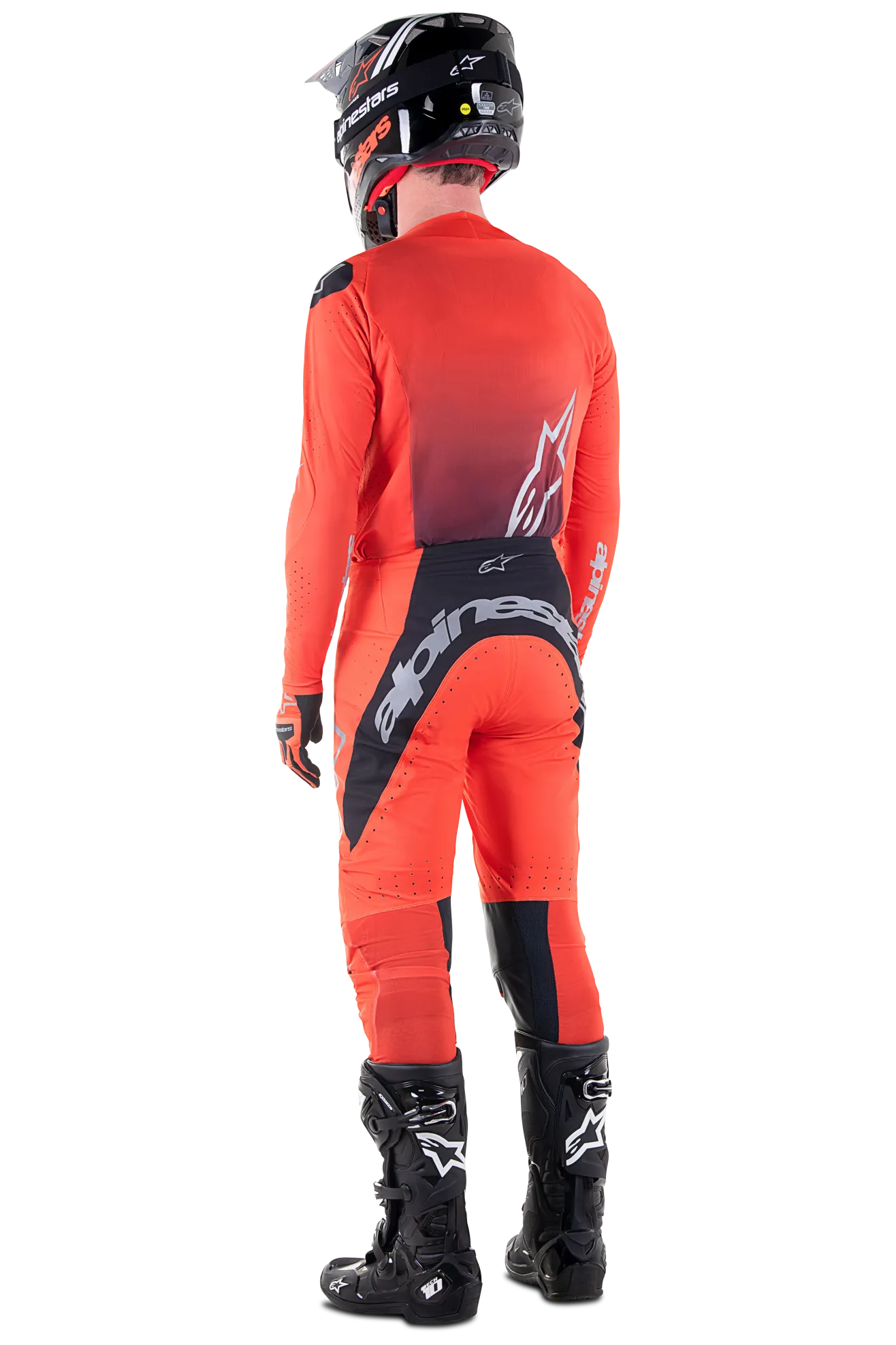TRAJE DE CROSS ALPINESTARS SUPERTECH RISEN NARANJANEGRO
