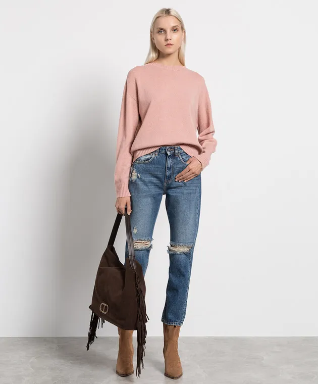 Twinset Pink cashmere jumper