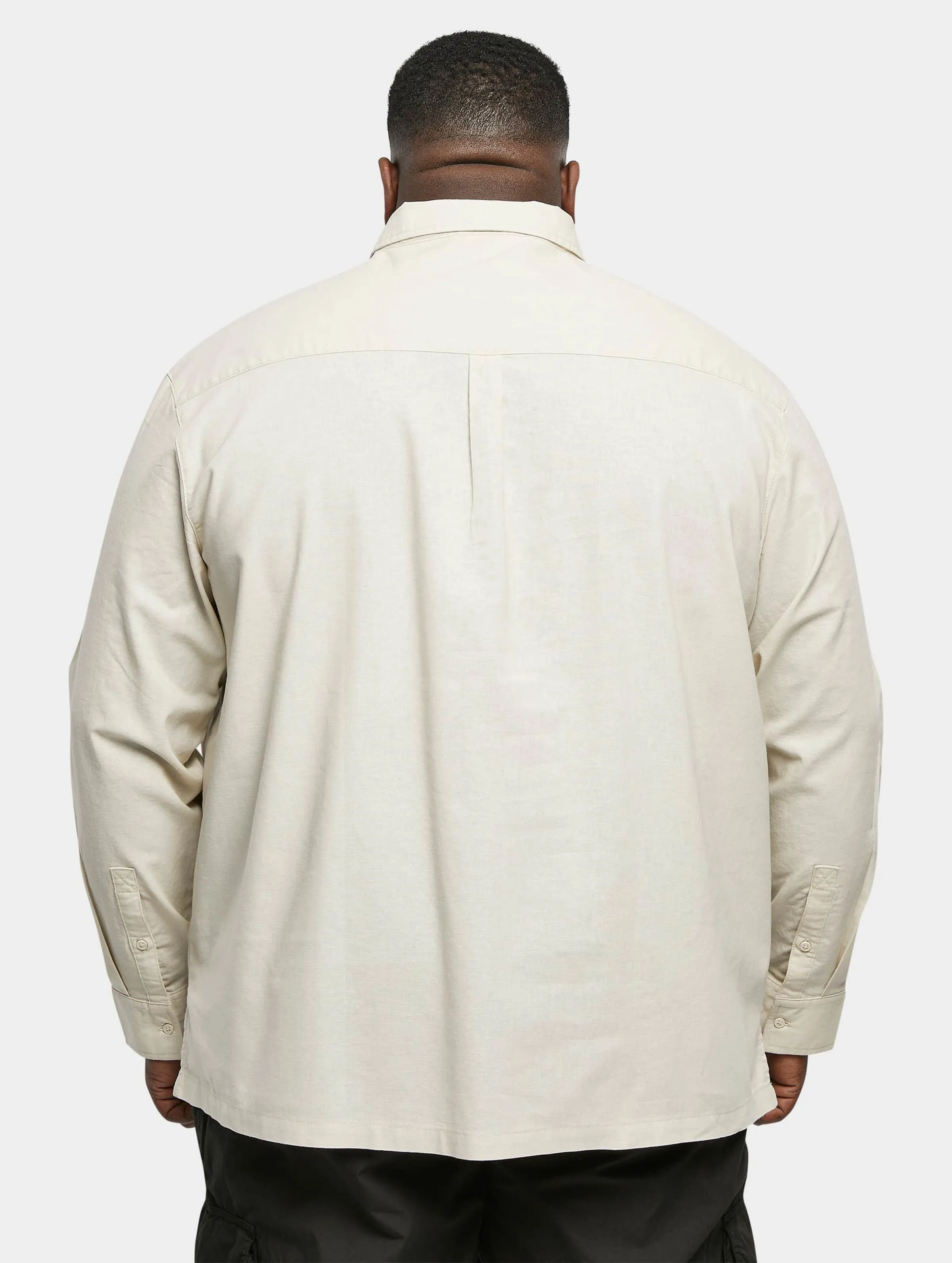 Urban Classics Cotton Linen Half Zip