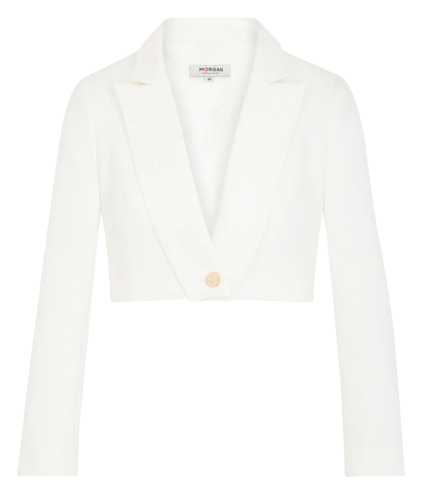 VESPA.F  CHAQUETA SASTRE CORTA EN BLANCO