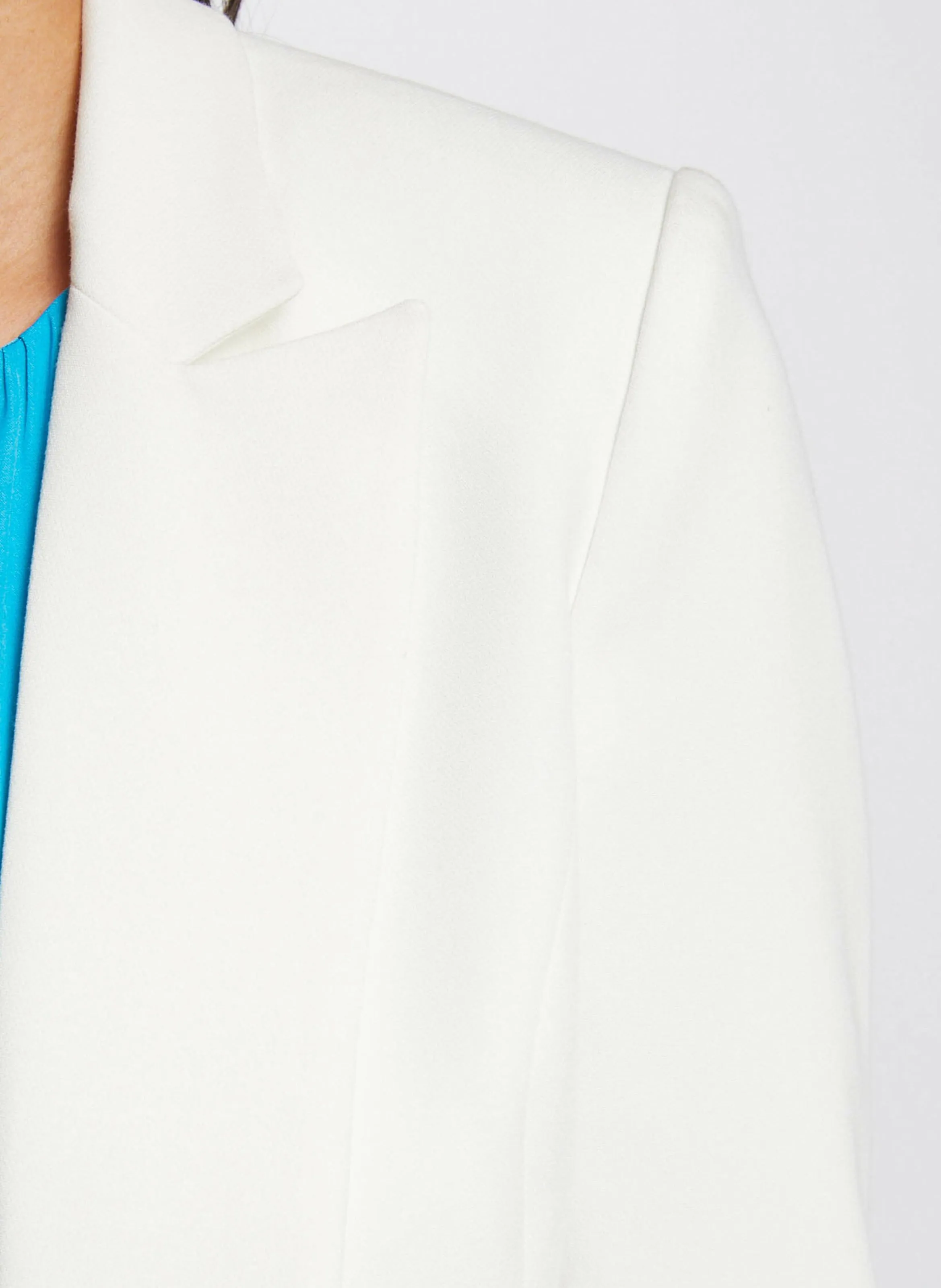 VESPA.F  CHAQUETA SASTRE CORTA EN BLANCO