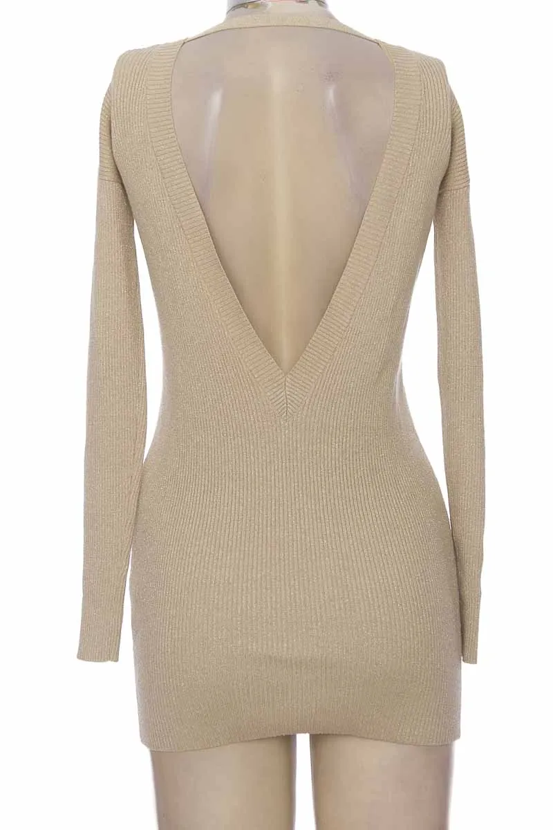 VESTIDO / ENTERIZO COLOR BEIGE  STUDIO F