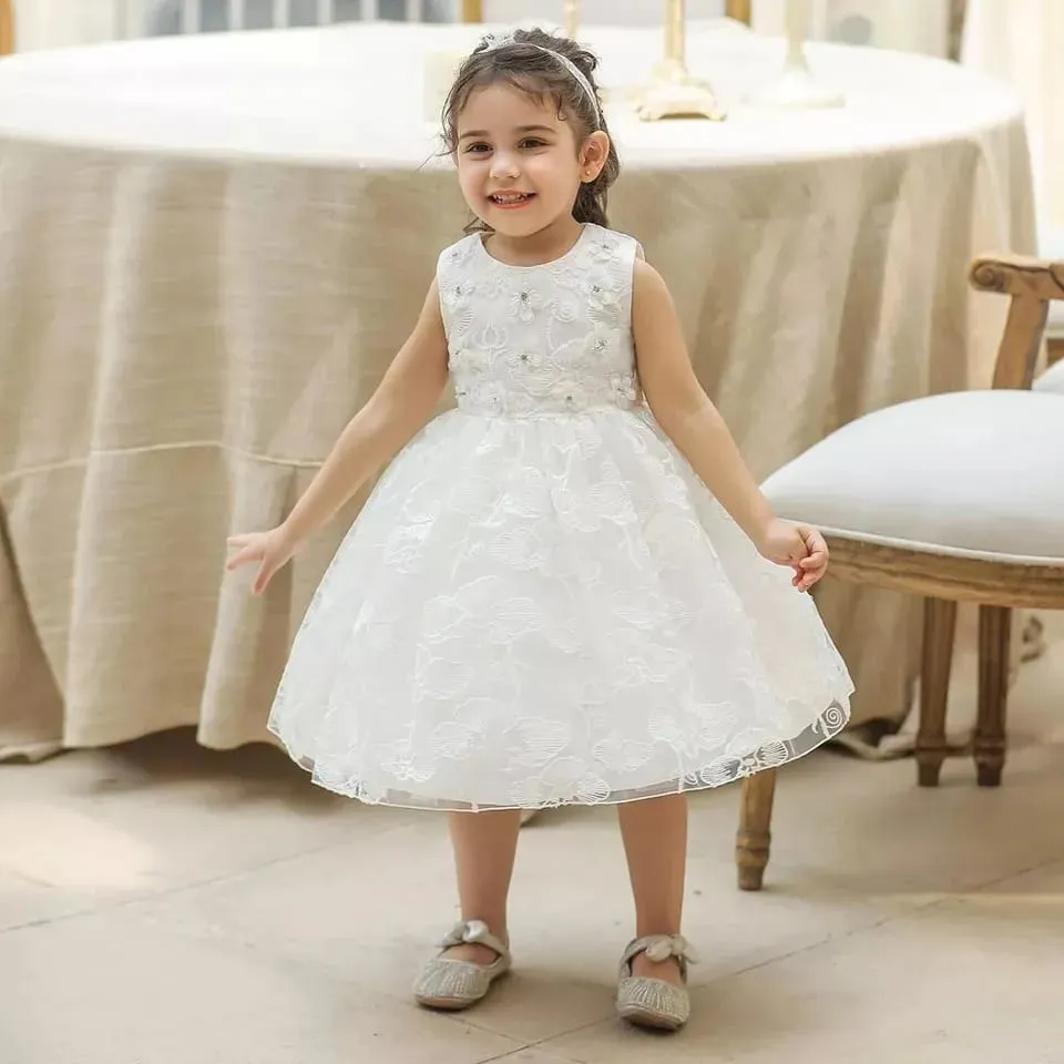 Vestido Bebe Niña Fiesta Bautizo