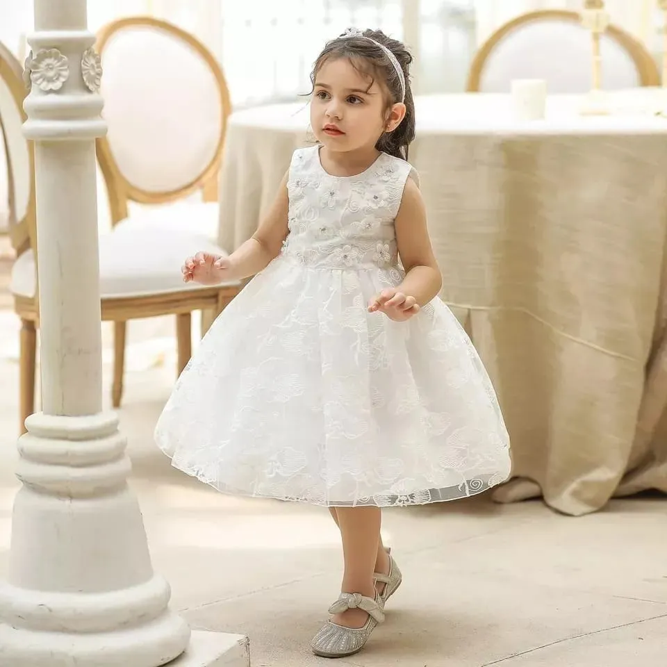 Vestido Bebe Niña Fiesta Bautizo