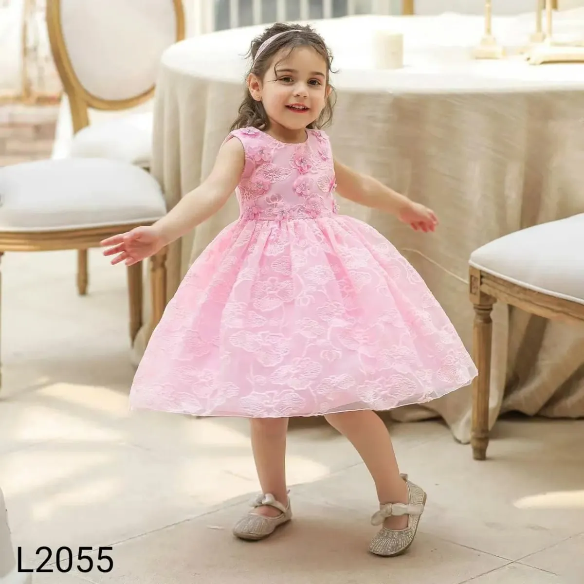 Vestido Bebe Niña Fiesta Bautizo