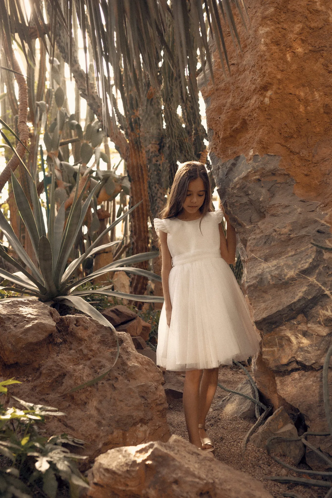 Vestido ceremonia niña Violette blanco