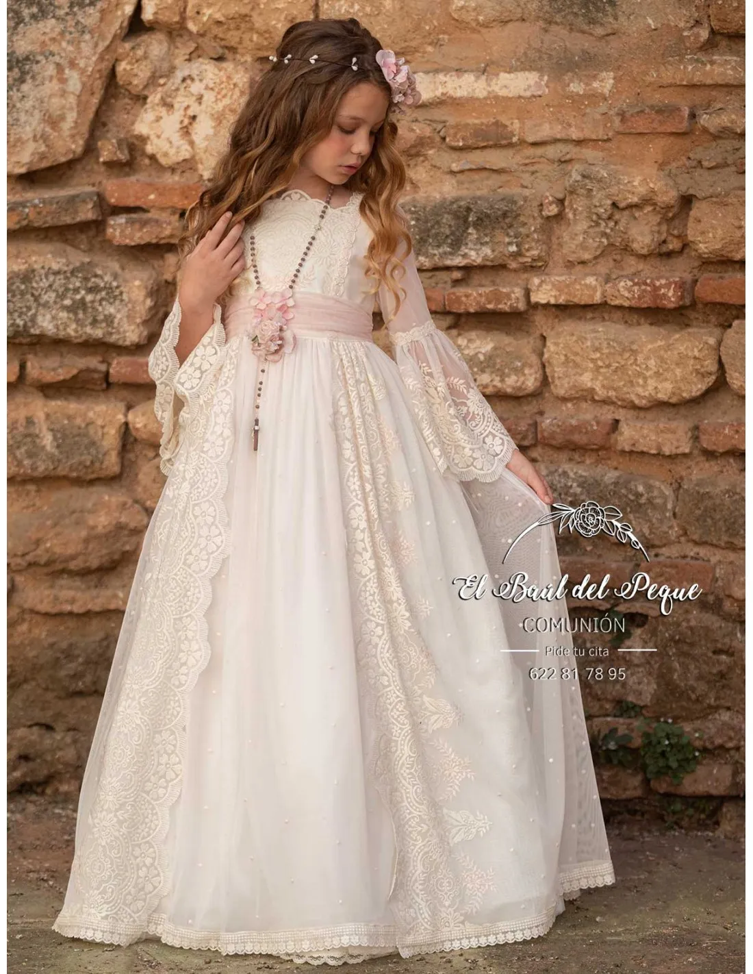 Vestido Comunión Manuela Macías 2024 Modelo Sophie