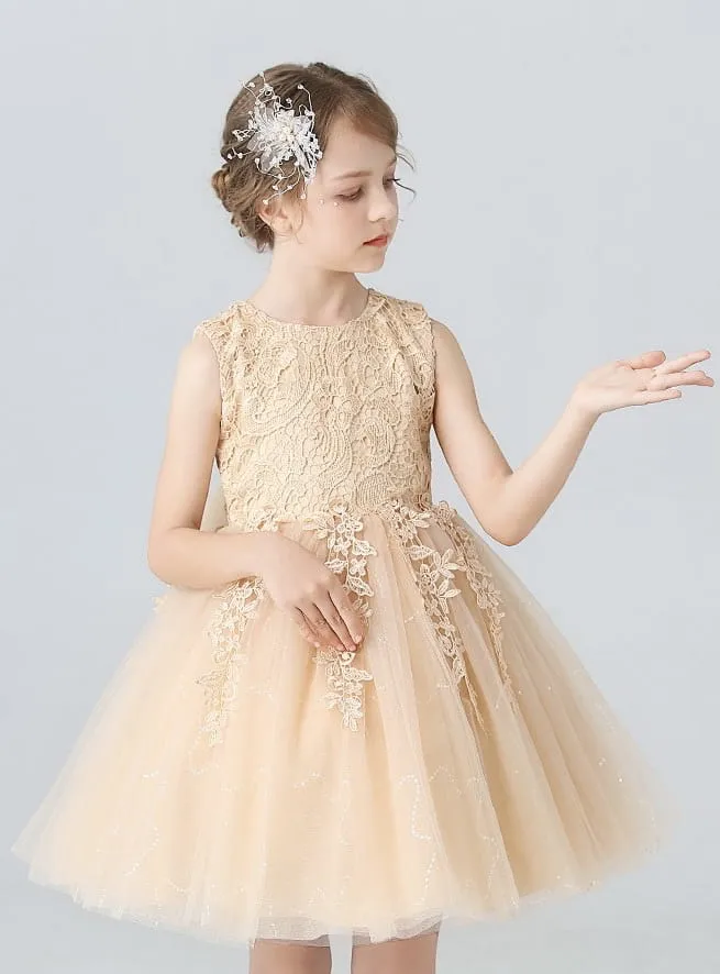 Vestido de niña Evelina beige