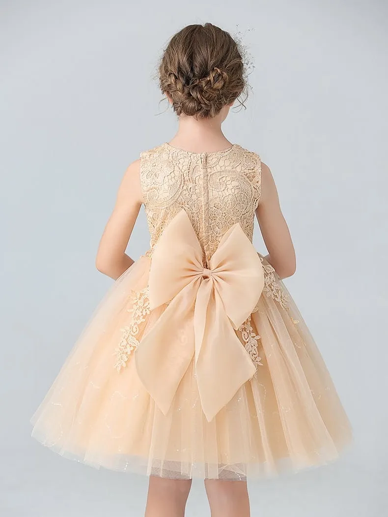 Vestido de niña Evelina beige