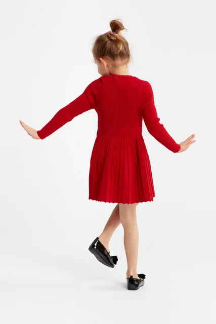 Vestido de niña Nel rojo