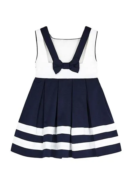 vestido mayoral bicolor para niña