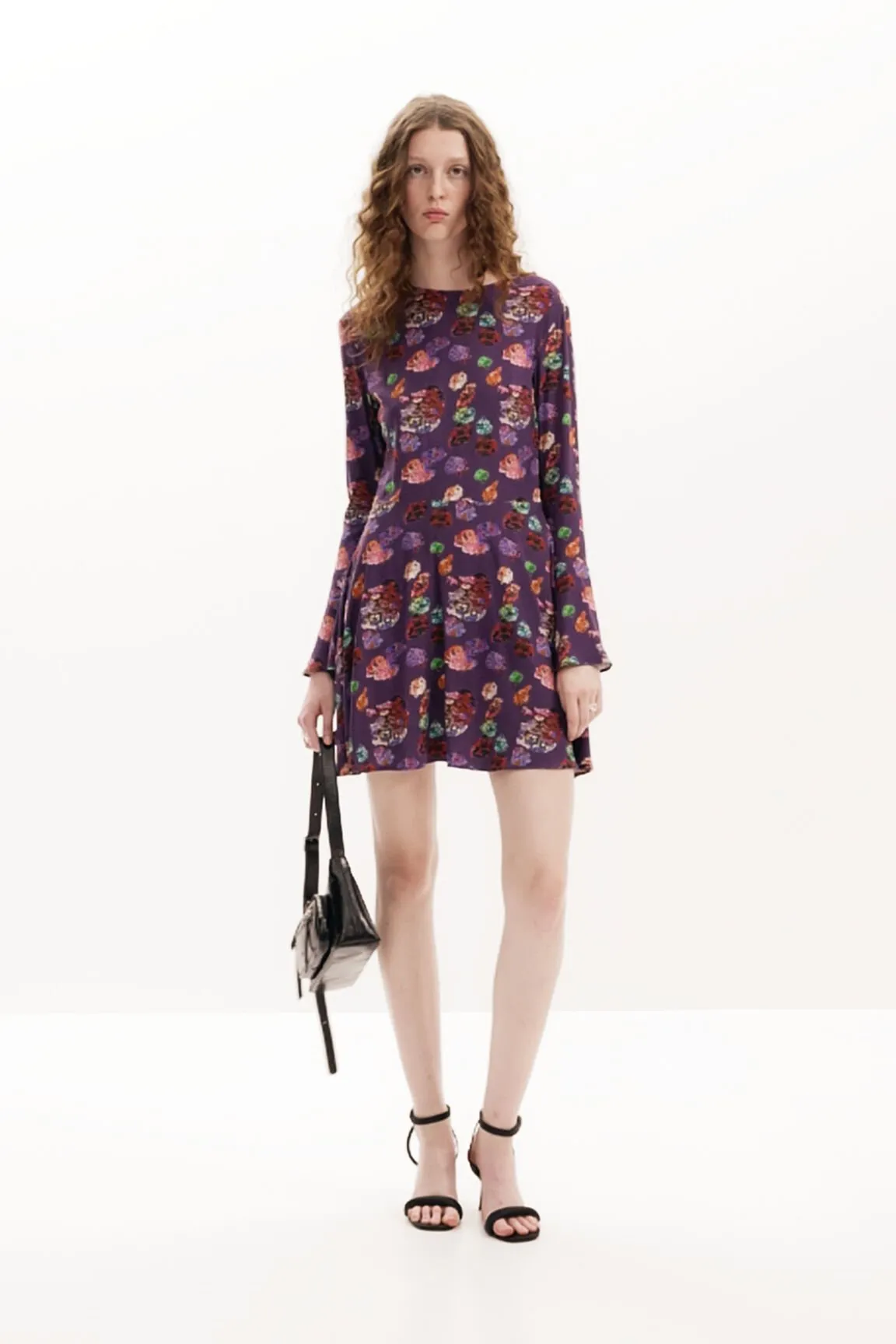 Vestido mini flores M. Christian Lacroix